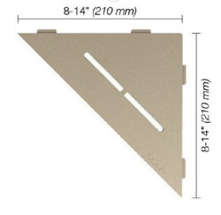 Schluter Shelf-E Triangular Pure Cream SES1 D7 TSC